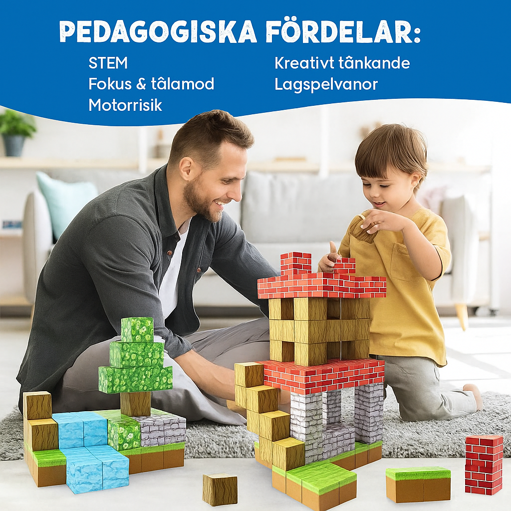 Luviza™ CubeCraft Set – Inspirerat av byggspel