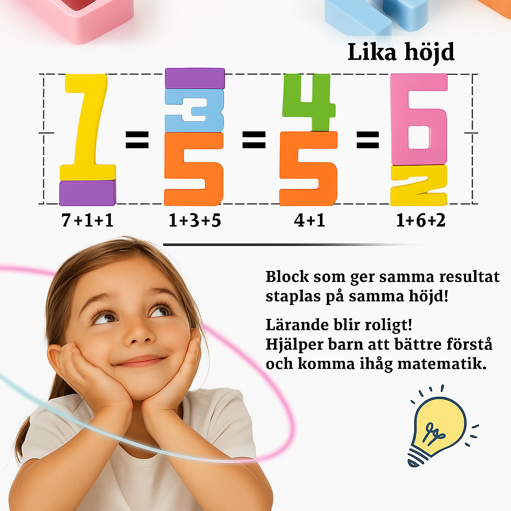 Luviza™ Stapla & Räkna-spel