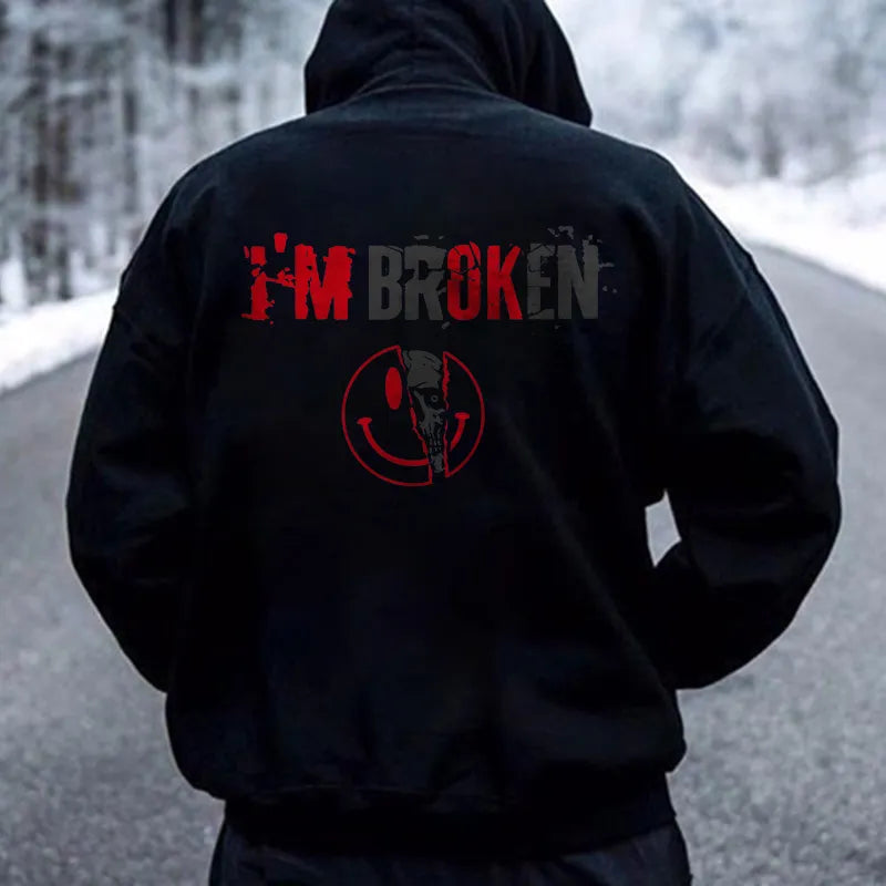 Luviza™ Broken Mind Hoodie – Mode möter medvetenhet