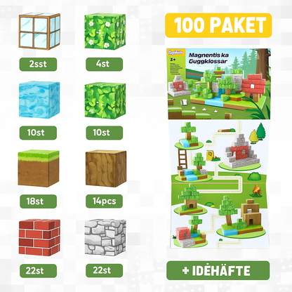 Luviza™ CubeCraft Set – Inspirerat av byggspel