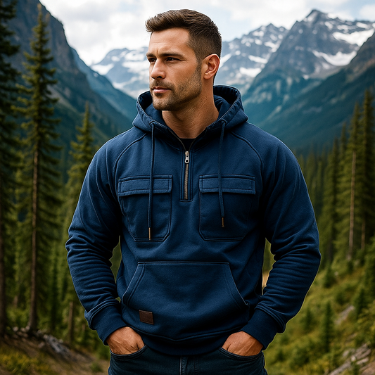 Luviza™ Urban Quarter Zip – Minimalistisk Stil