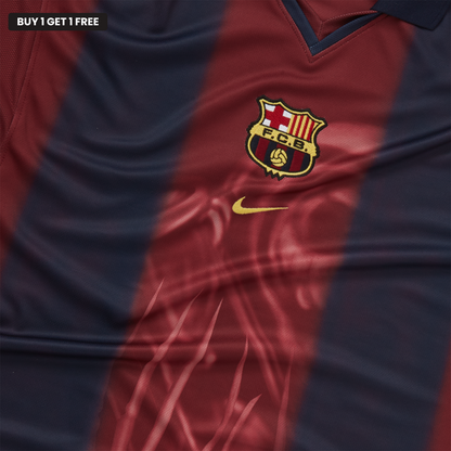 Exklusiv sporttröja – Barcelona x Travis Scott