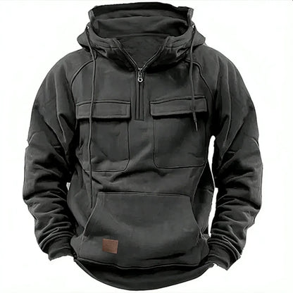 Luviza™ Urban Quarter Zip – Minimalistisk Stil