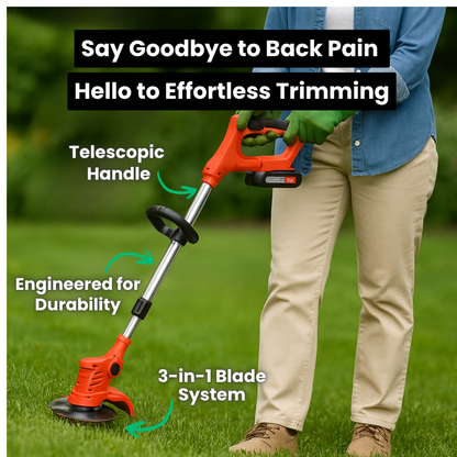 Luviza™ EdgeMaster – Trådlös 3-i-1 rakapparat