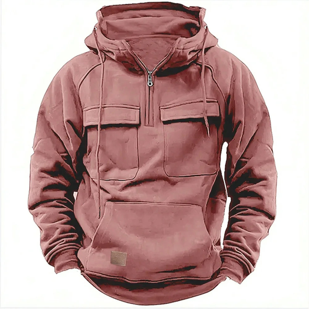 Luviza™ Urban Quarter Zip – Minimalistisk Stil