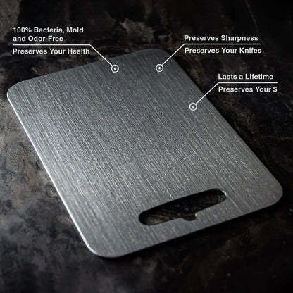 Duurzame Titanium Snijplank – Veilig voor Jou & Je Maaltijd