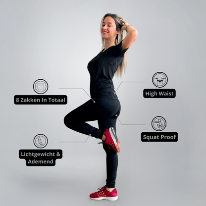 Luviza™ HealthWear Scrub – Flexibele Outfit voor Zorghelden